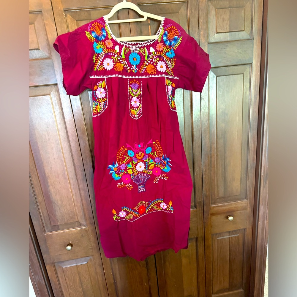 Cotton traditional shift dress